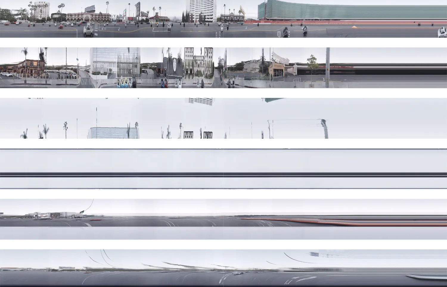 Revisited Spacetime Collage Afterglow Westbound