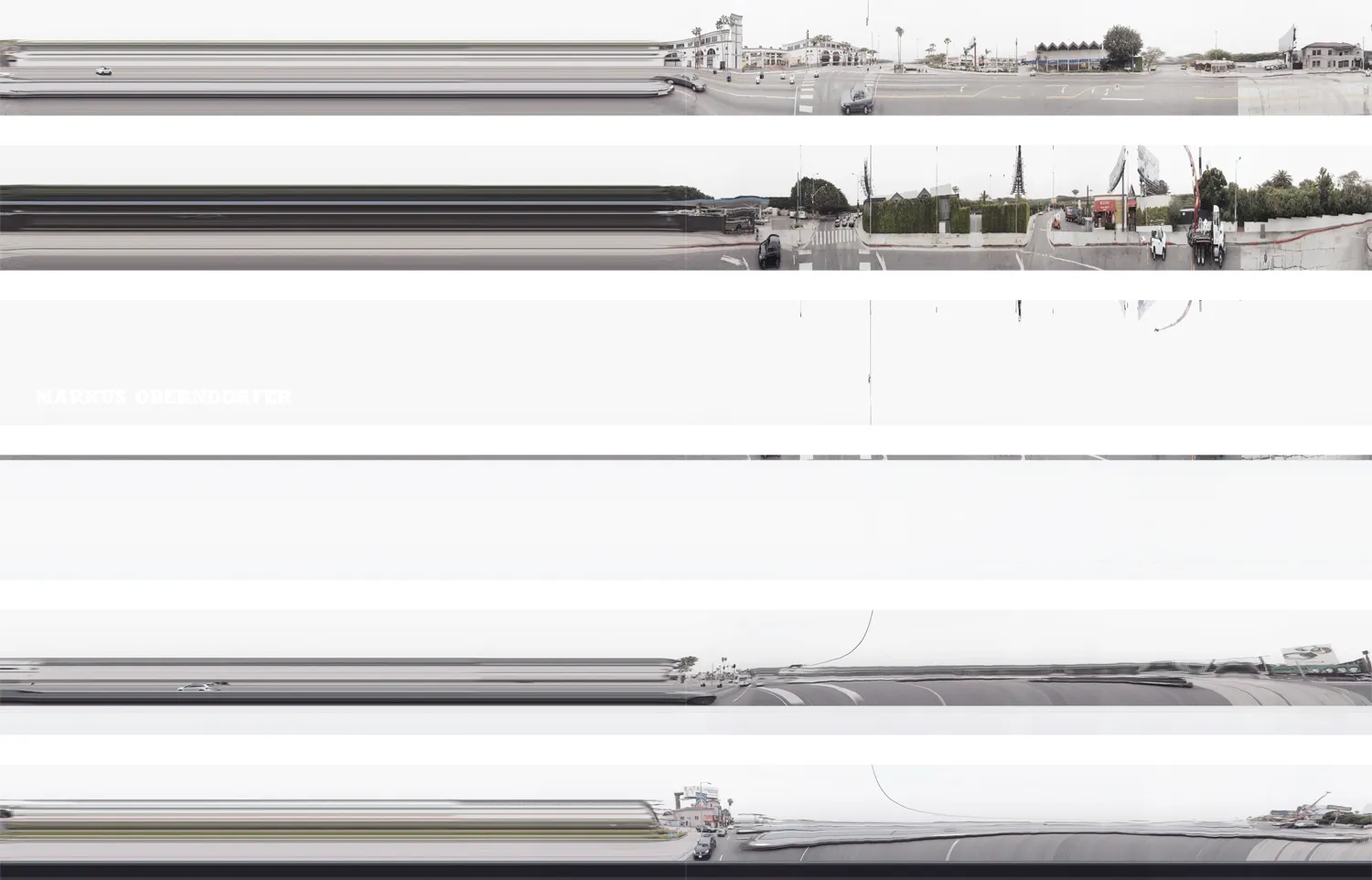 Revisited Spacetime Collage Early Morning Westbound