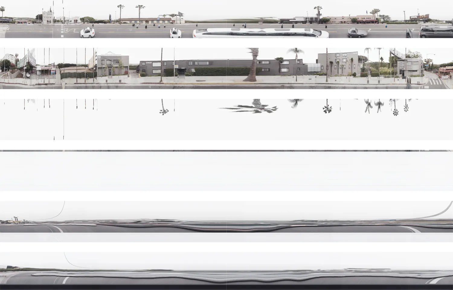 Revisited Spacetime Collage Early Morning Westbound