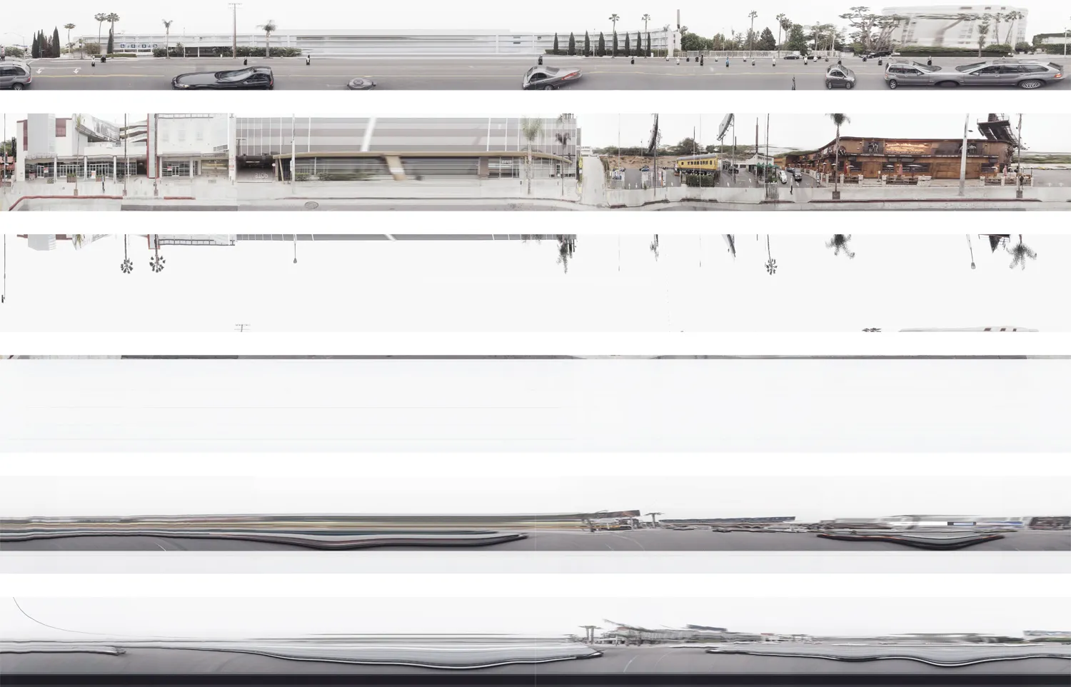 Revisited Spacetime Collage Early Morning Westbound