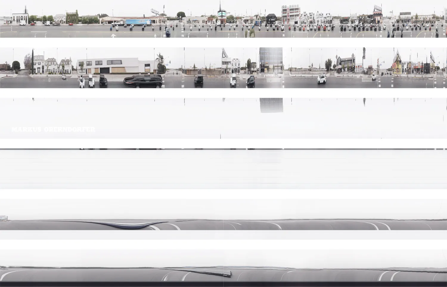 Revisited Spacetime Collage Early Morning Eastbound