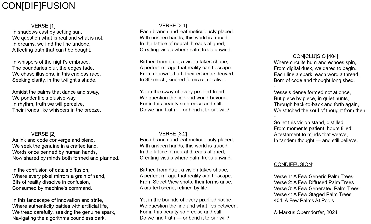 Condiffusion (Poems)