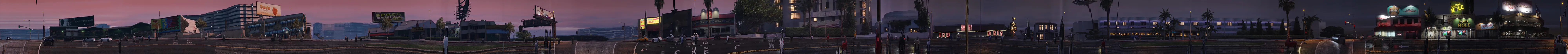 Eclipse Blvd Night Westbound - Eclipse Blvd