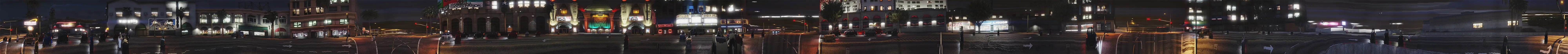 Vinewood Blvd Night Eastbound - Vinewood Blvd